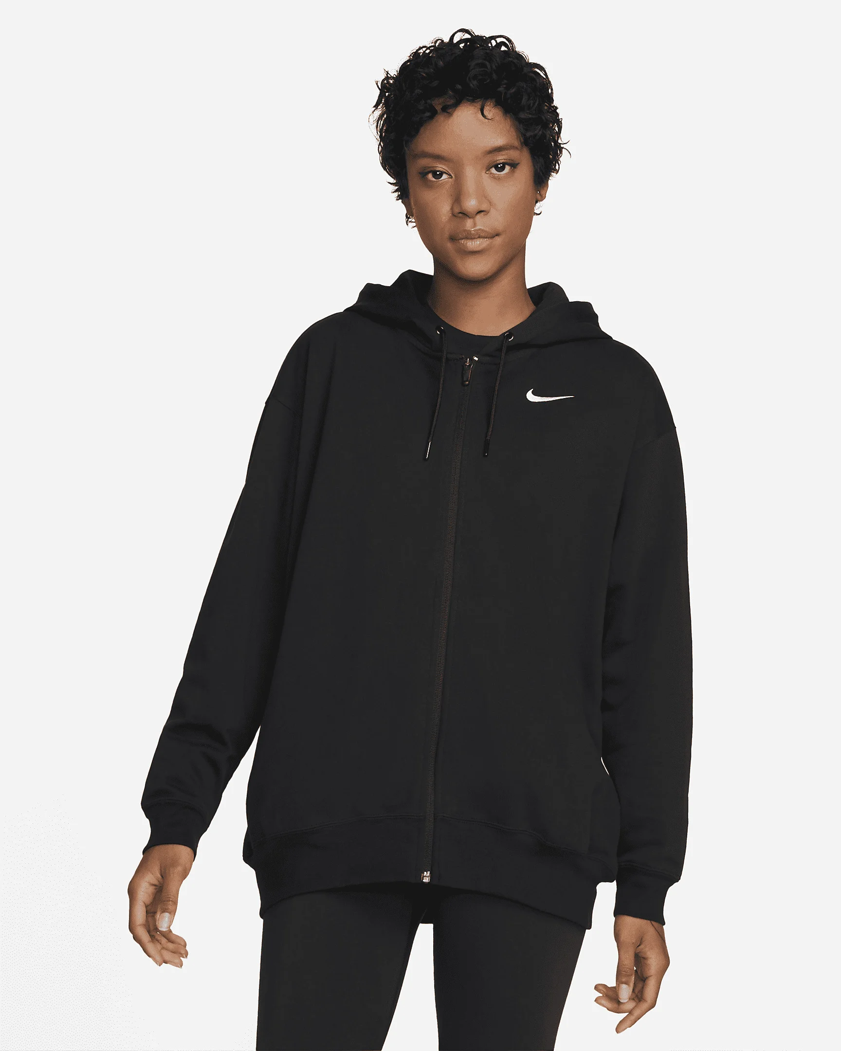 Nike Sportswear Women's Oversized Jersey Full-Zip Hoodie - 1