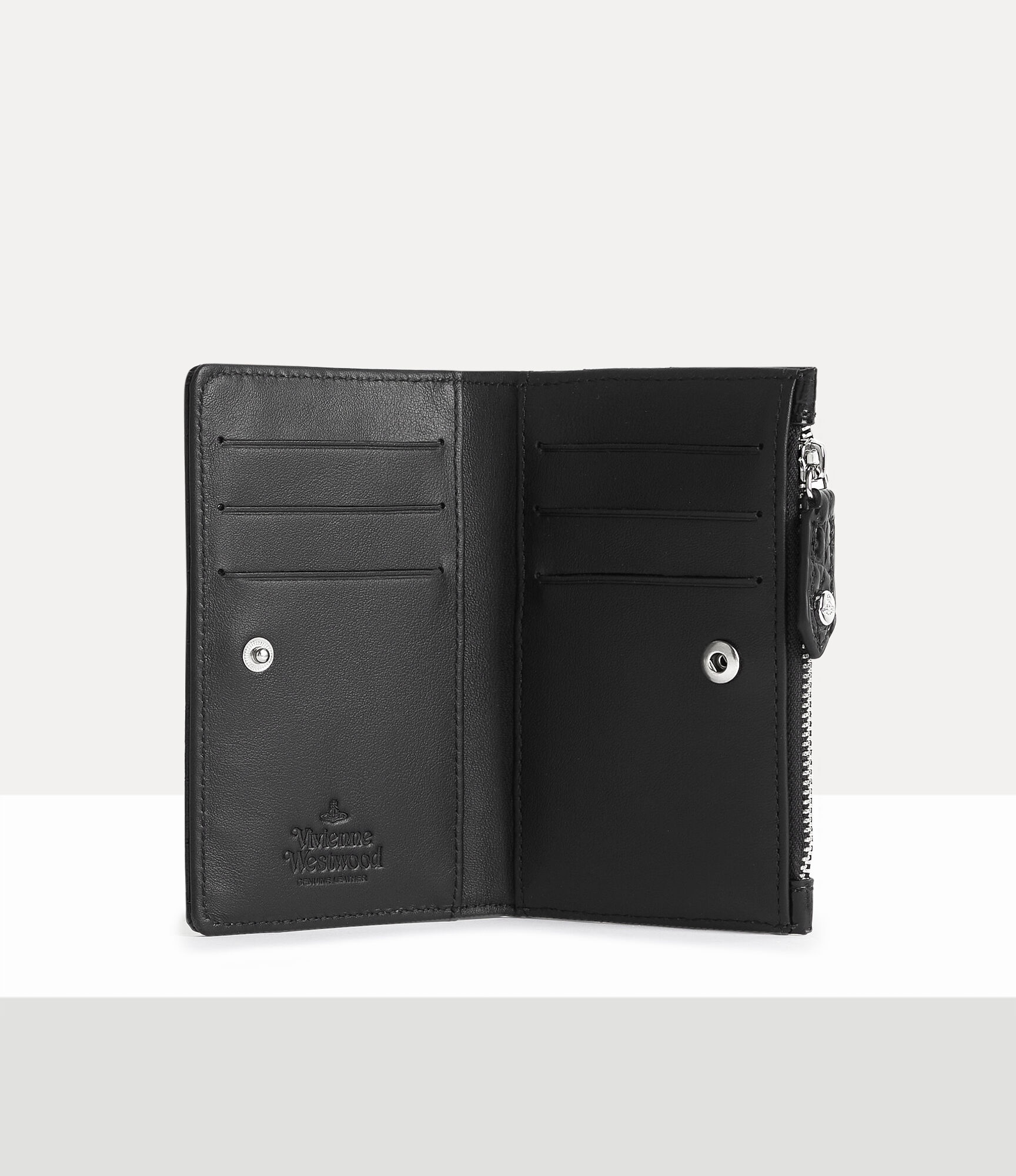 CROCODILE SLIM FLAP CARD HOLDER - 3