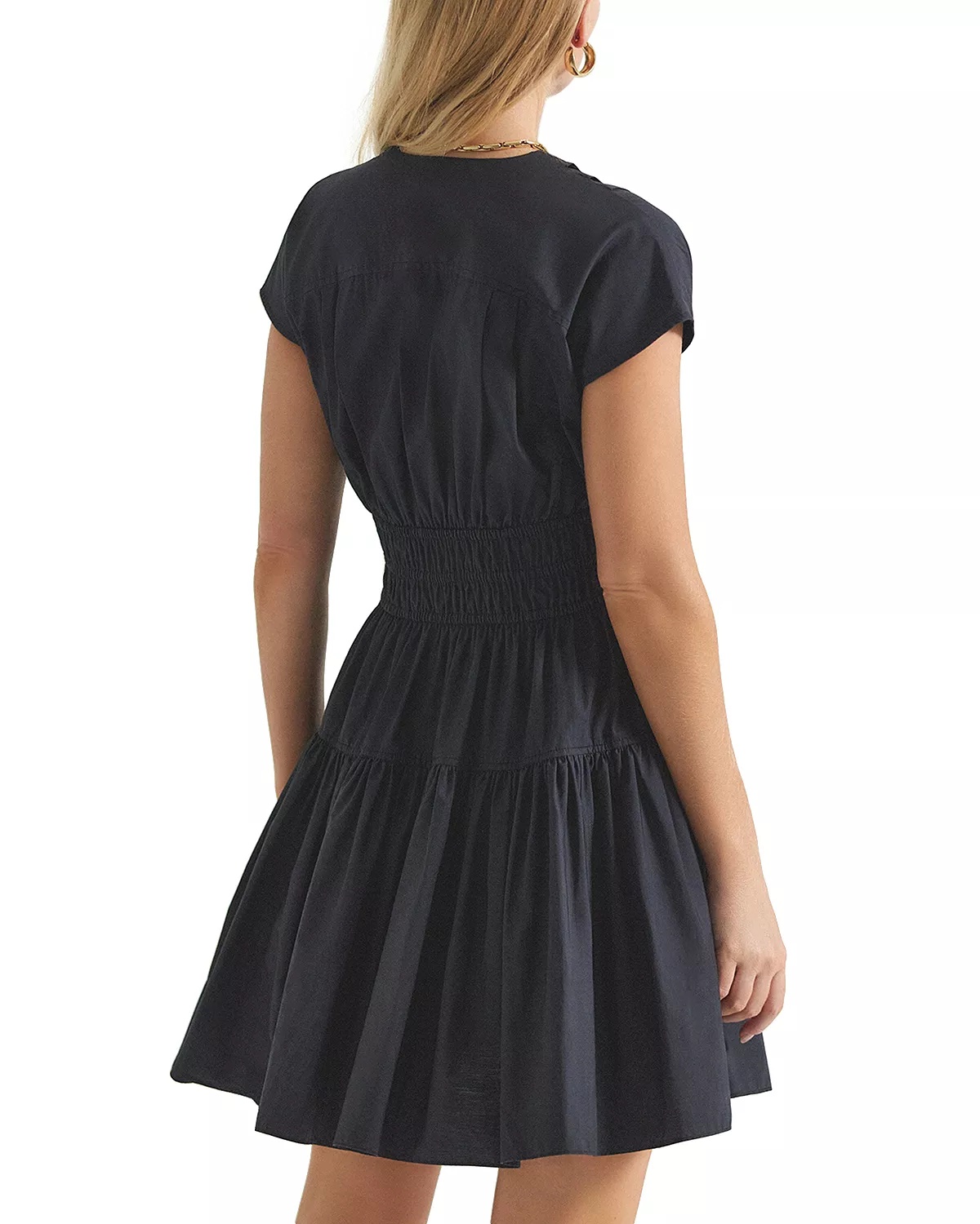 Tora V Neck Smocked Dress - 2