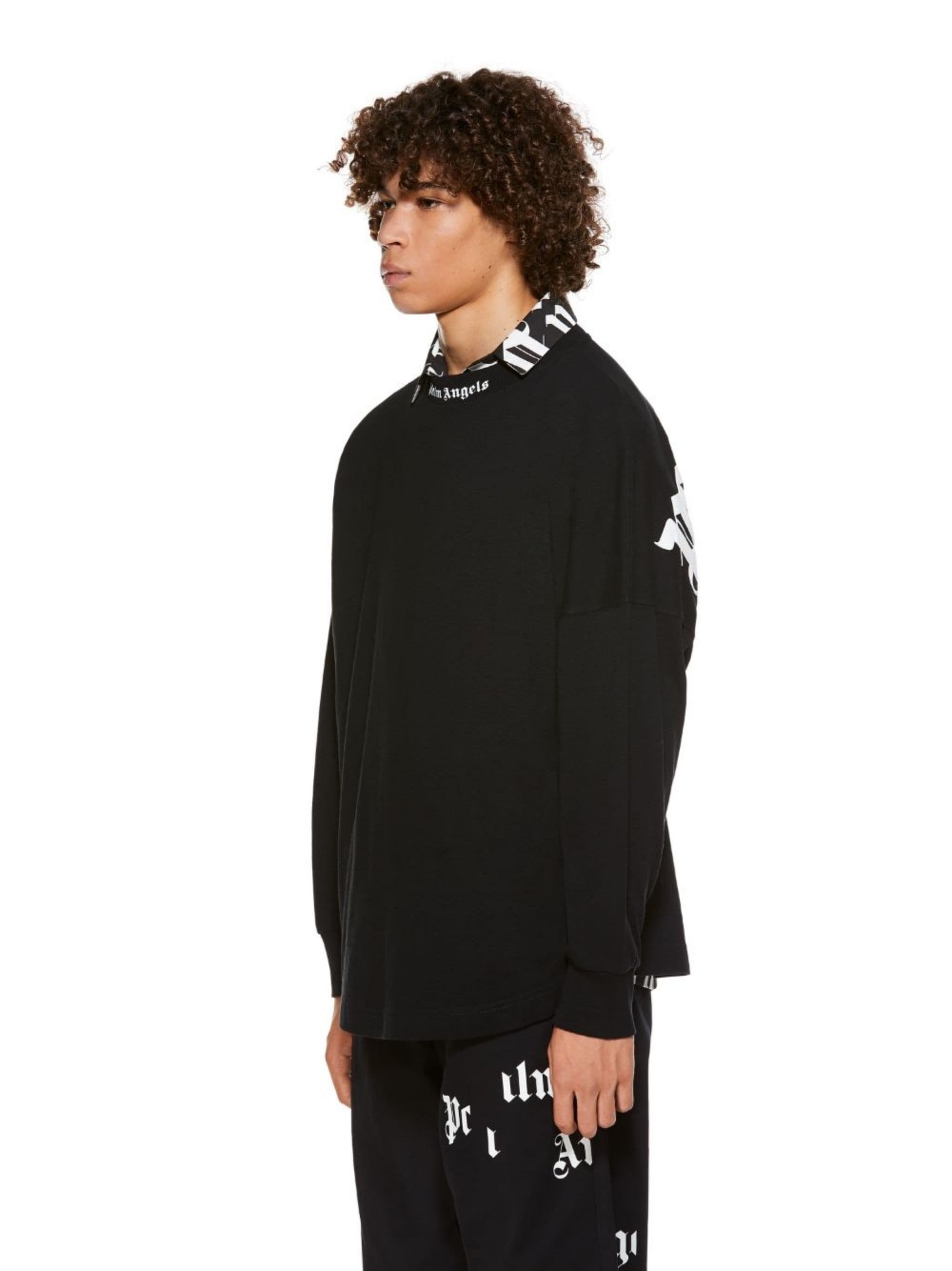 logo-print long-sleeved sweatshirt - 4
