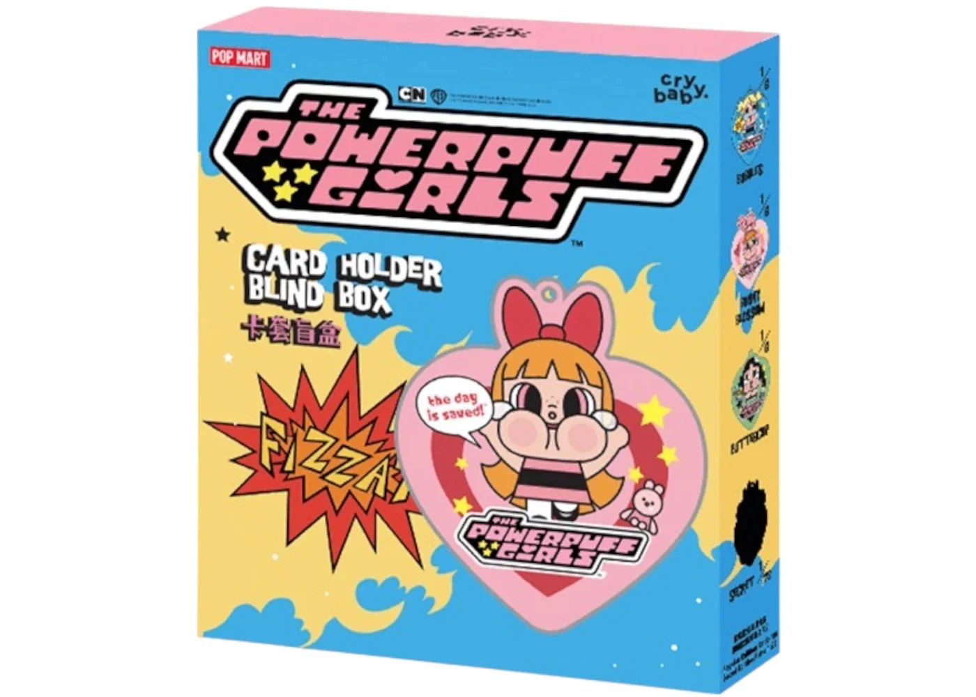 Pop Mart CRYBABY x Powerpuff Girls Series Card Holder Single Blind Box - 1