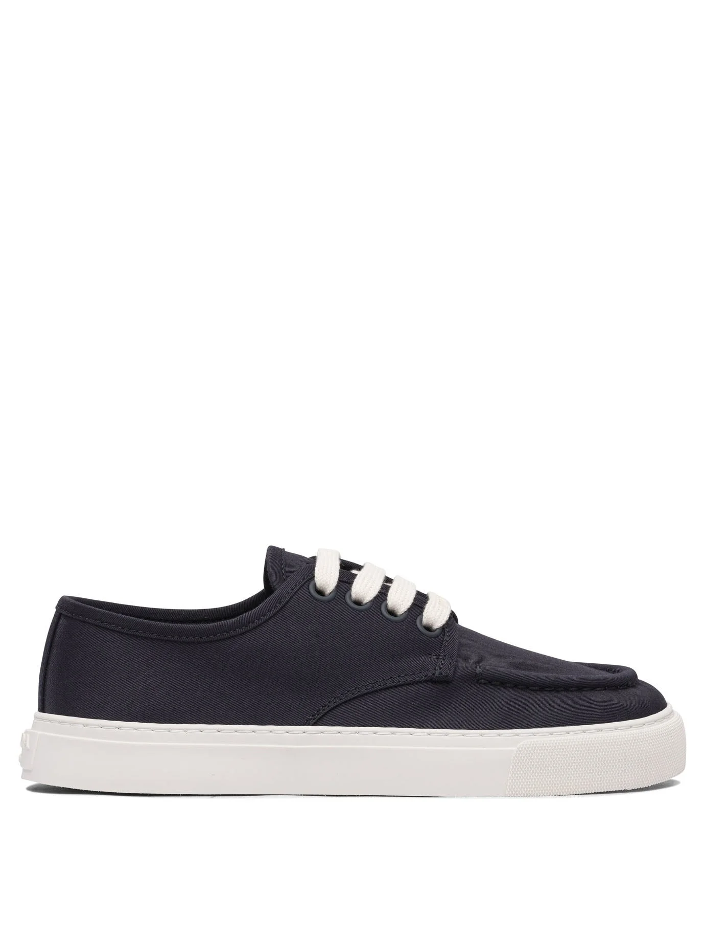 Prada Leather Sneakers Blue Men - 1