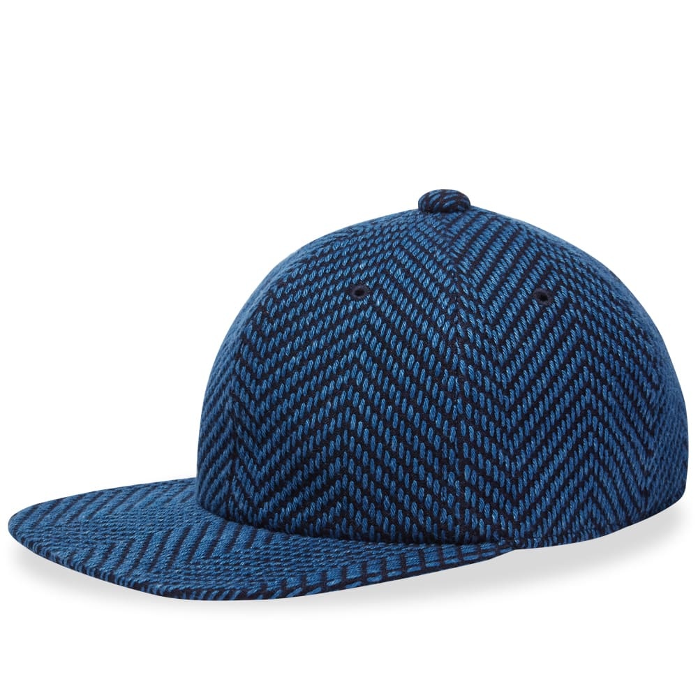 Blue Blue Japan Yamamichi Stitched Sashiko Baseball Cap - 1