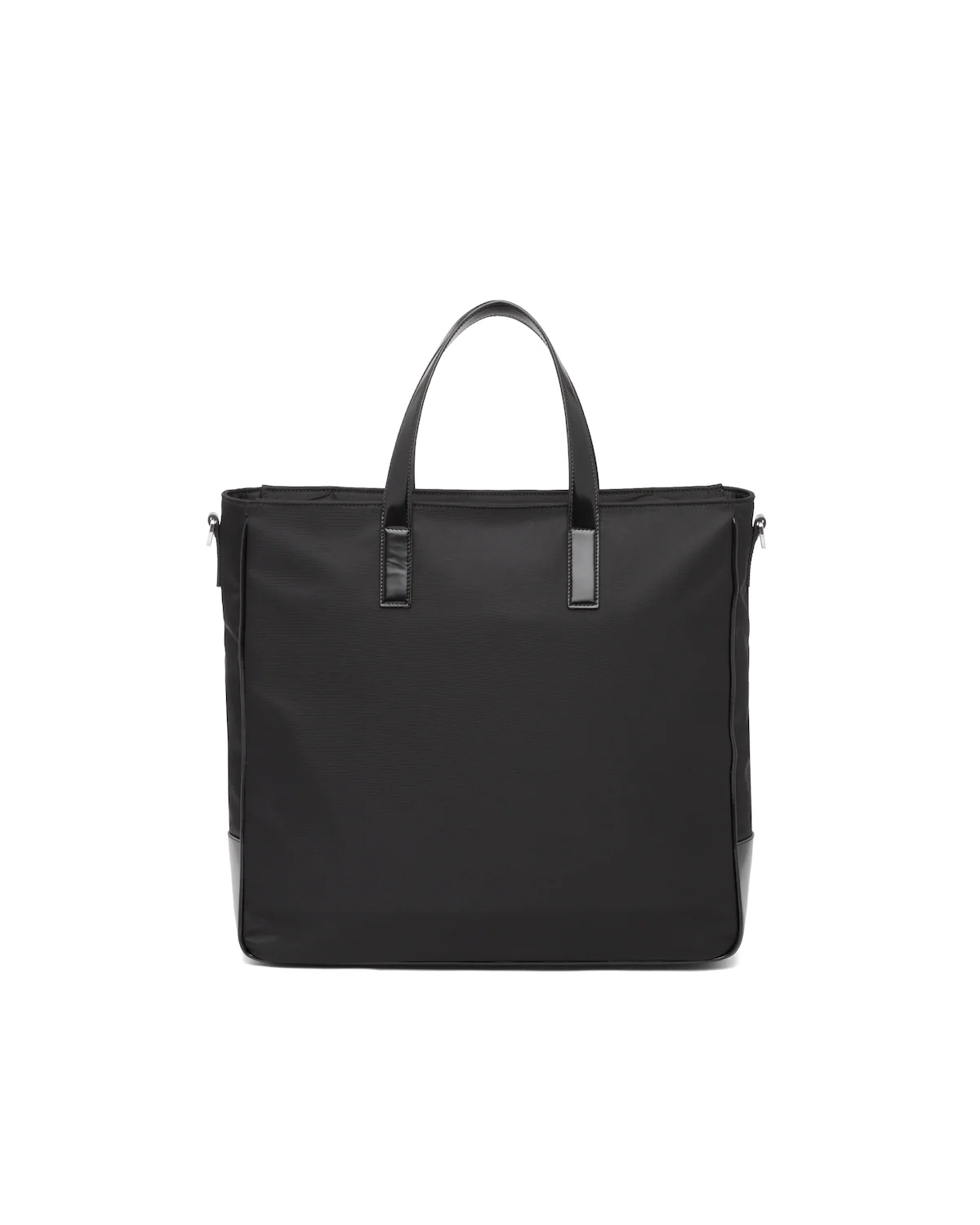 Re-Nylon and Leather tote - 4