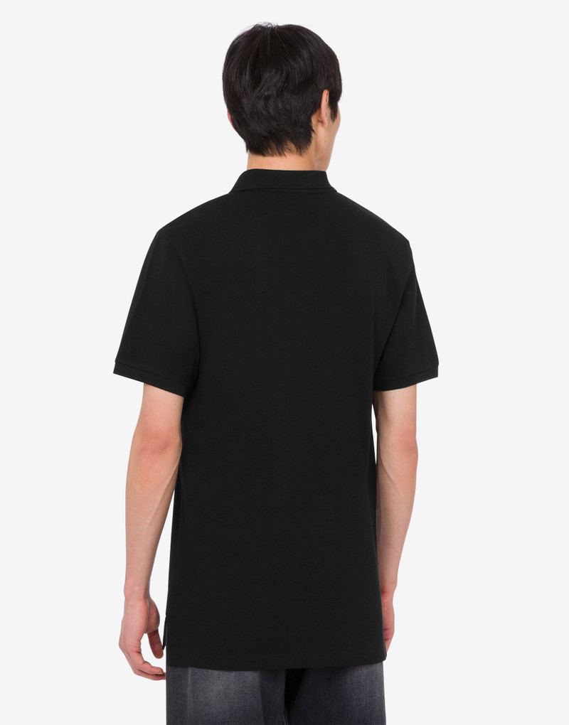 COTTON PIQUE POLO SHIRT LAUREL CROWN 3