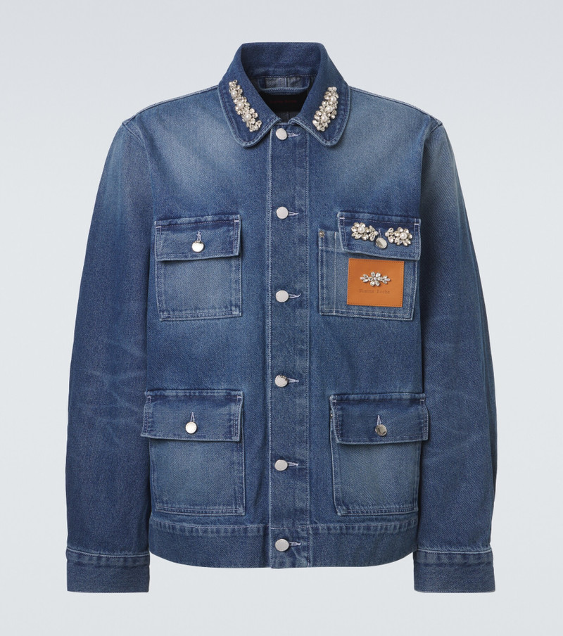Embellished denim jacket 1
