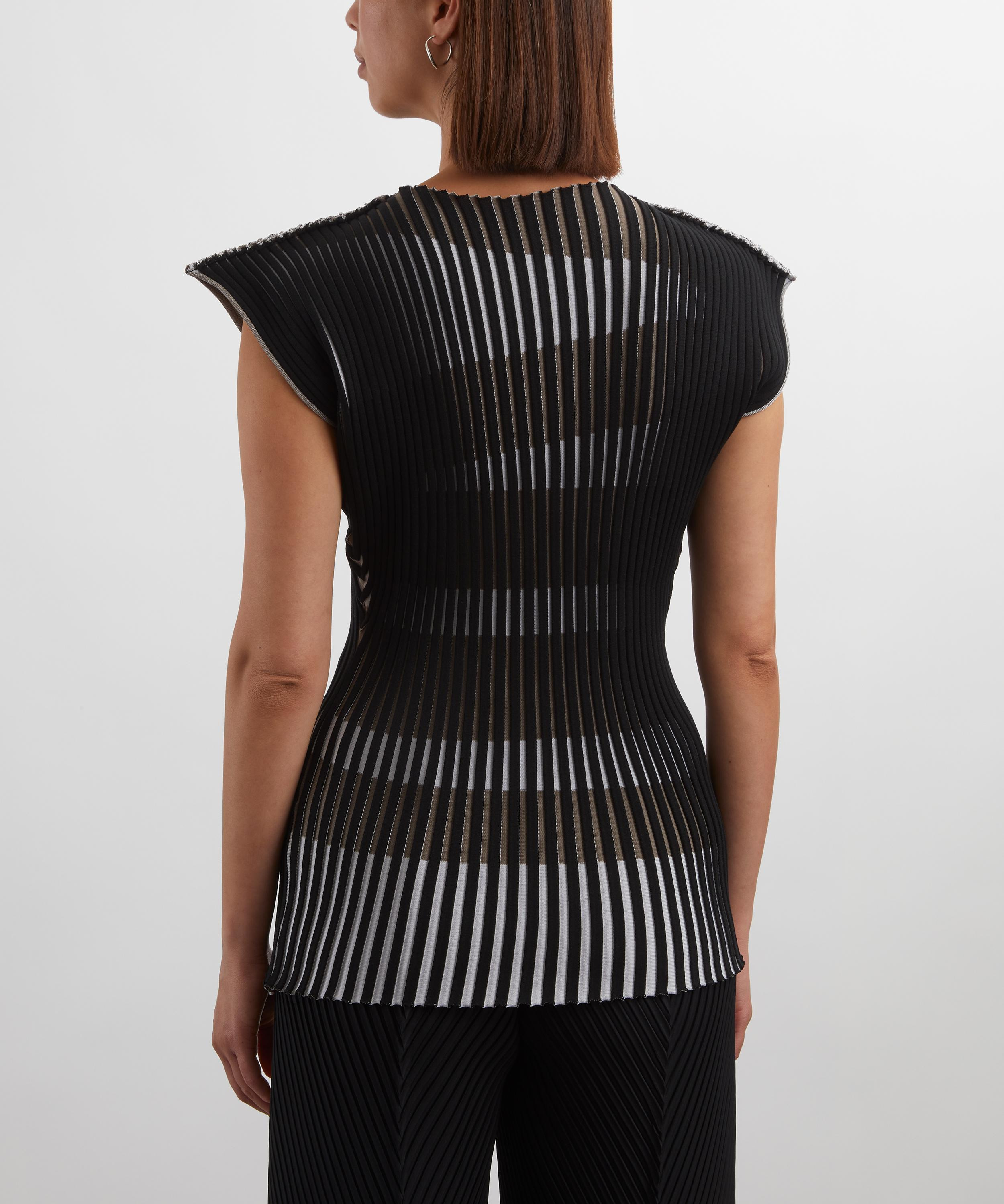 STRIPE PLATING KNIT Top - 4