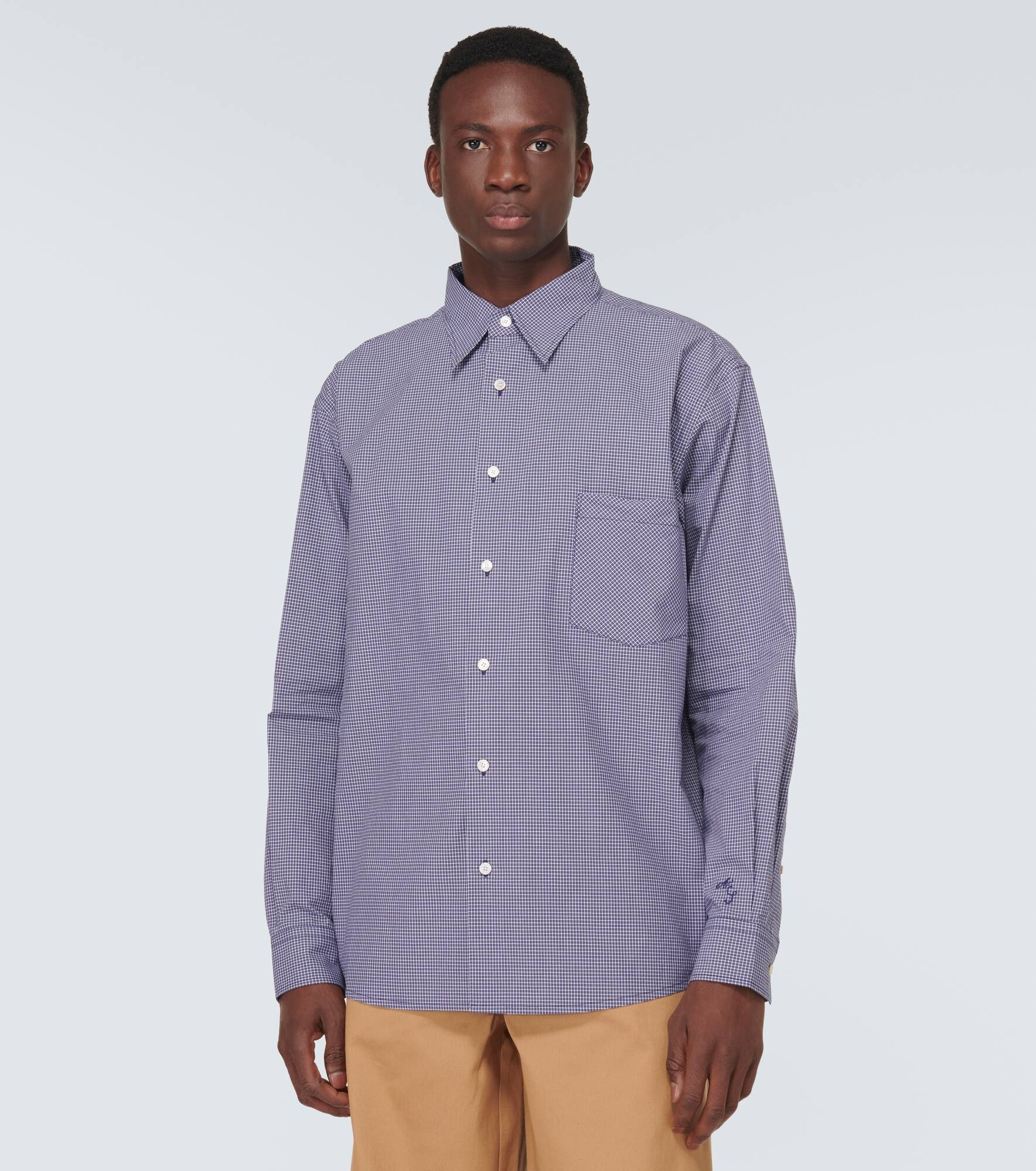 Checked cotton shirt - 3