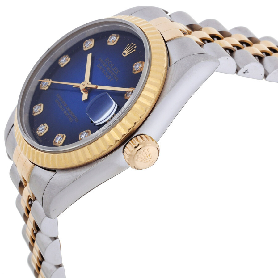 Pre-owned Pre-owned Rolex Datejust 31 Automatic Diamond Ladies Watch 68273 BLVDJ - 2