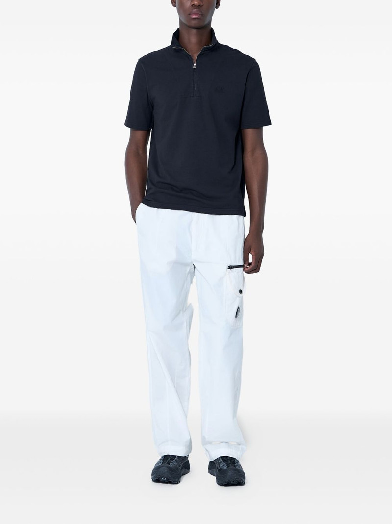 C.P. Company half-zip cotton polo shirt outlook