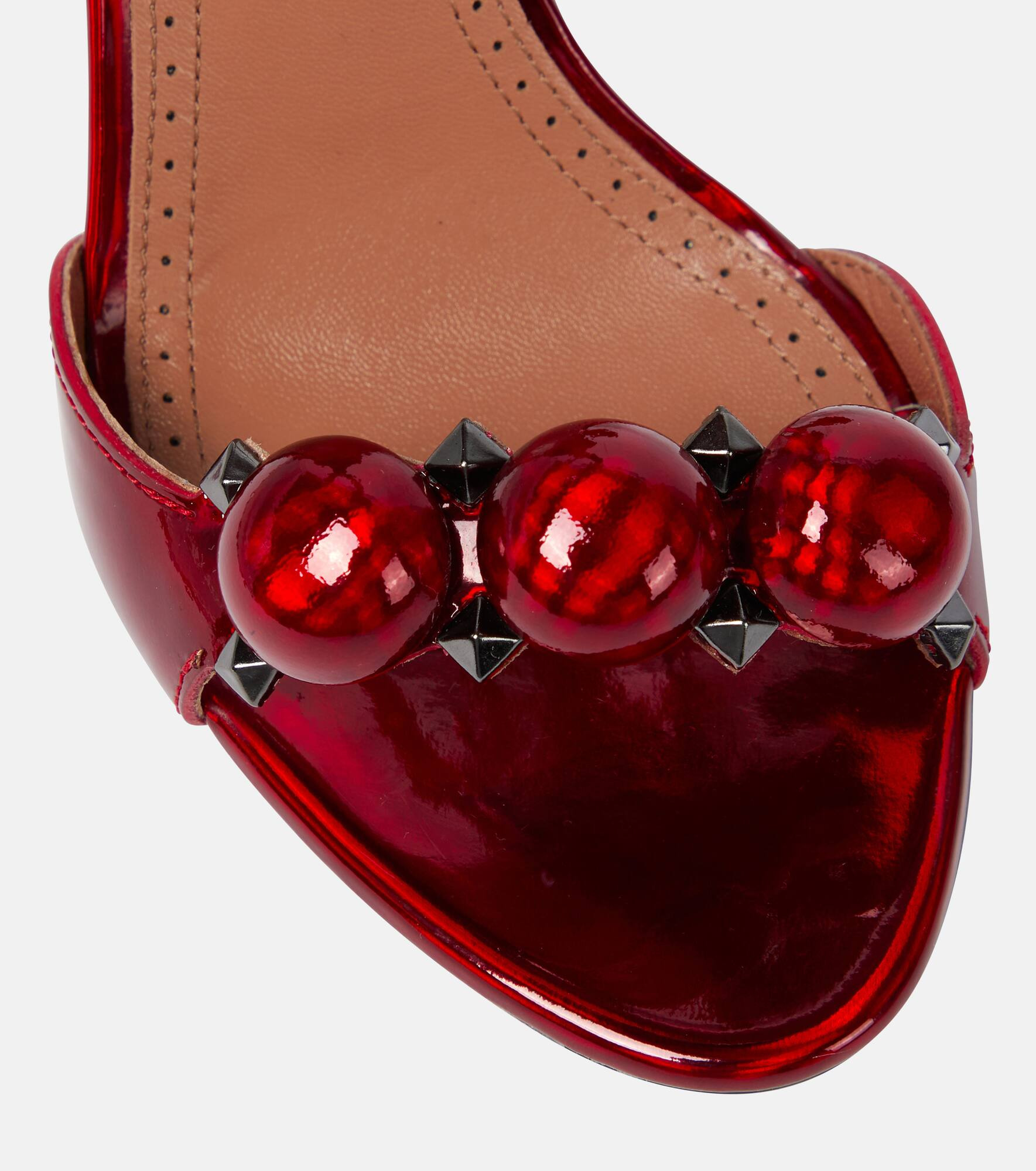 La Bombe 90 patent leather sandals - 6