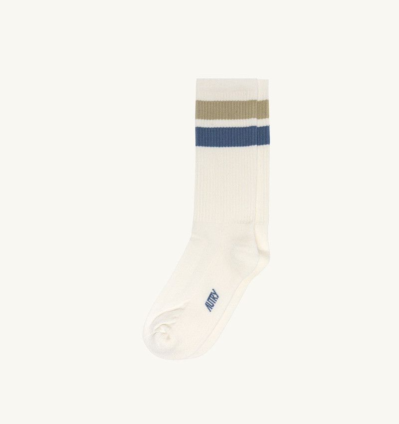 UNISEX STRIPED JACQUARD LOGO SOCKS 1