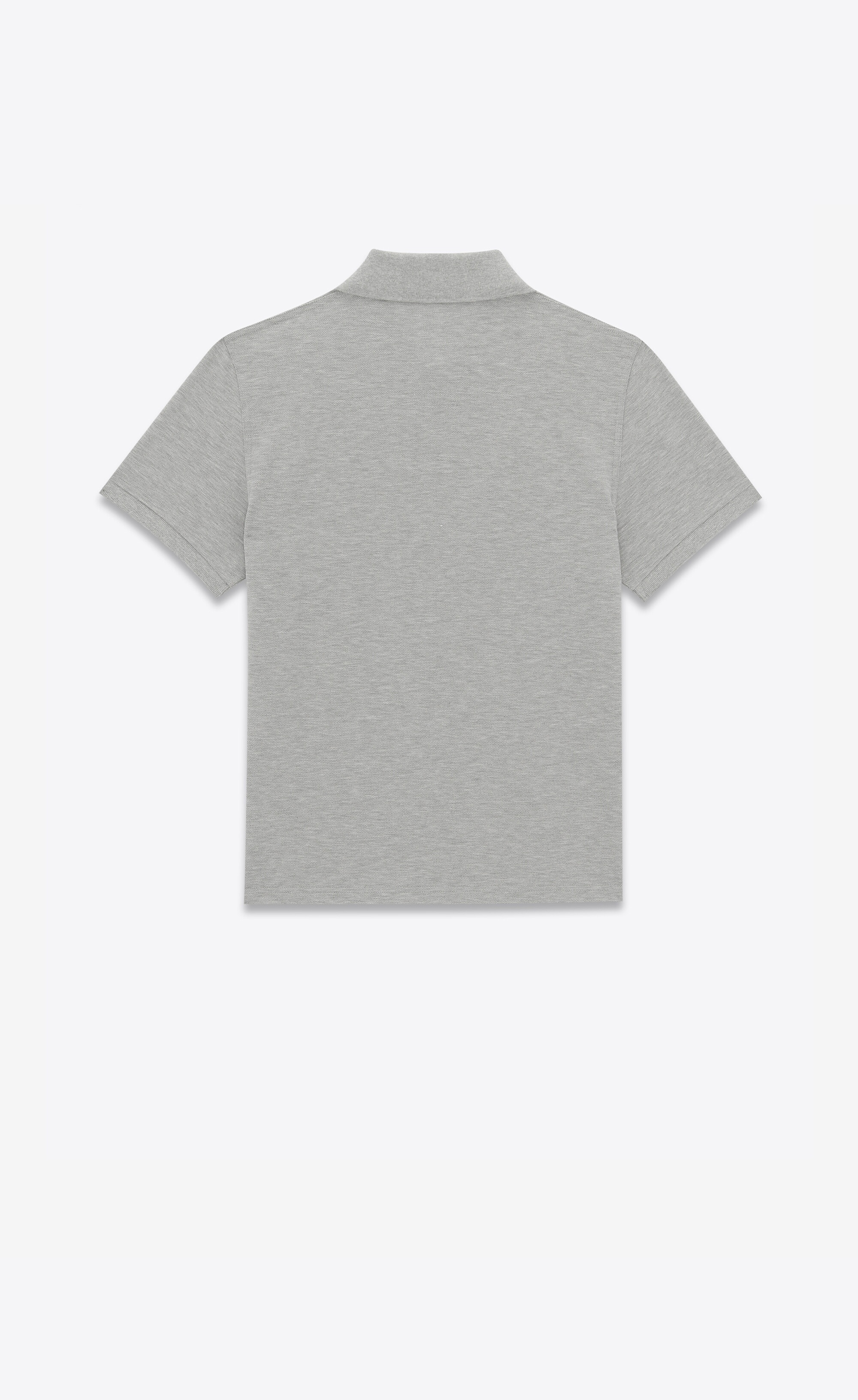 monogram polo shirt in cotton piqué - 2
