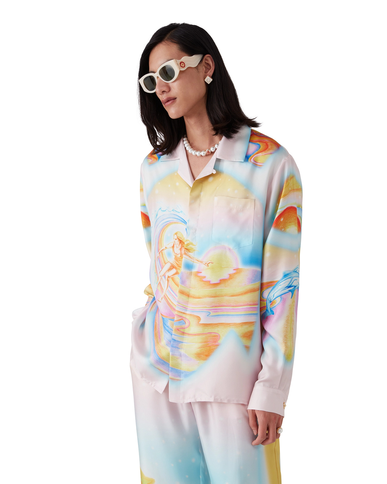Psychedelic Nirvana Silk Shirt | Casablanca Paris - 8