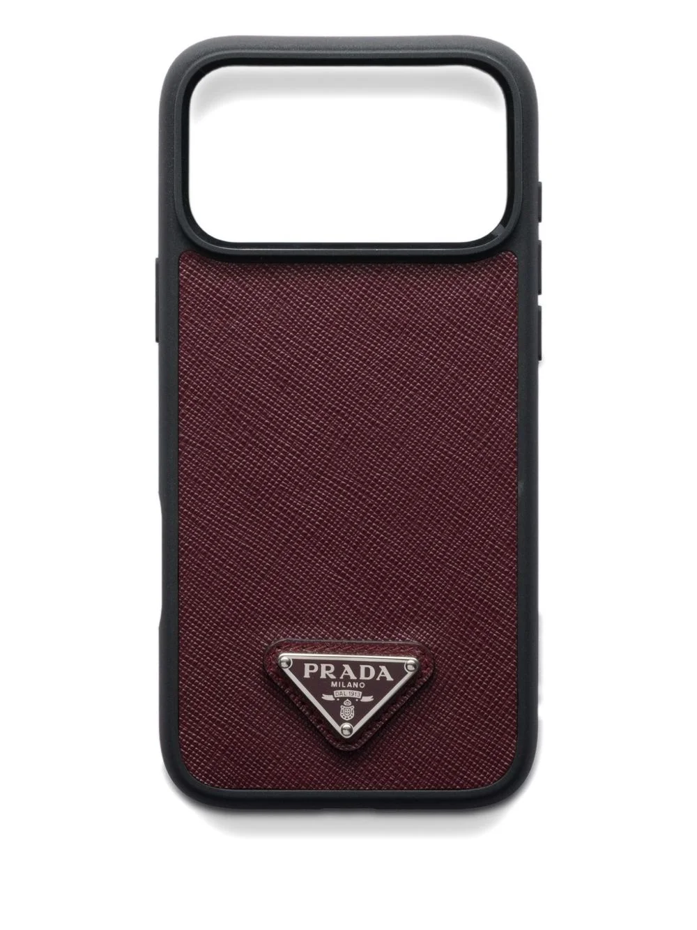 Triangle Logo Leather Phone Case (iPhone 17 Pro Max) - 1