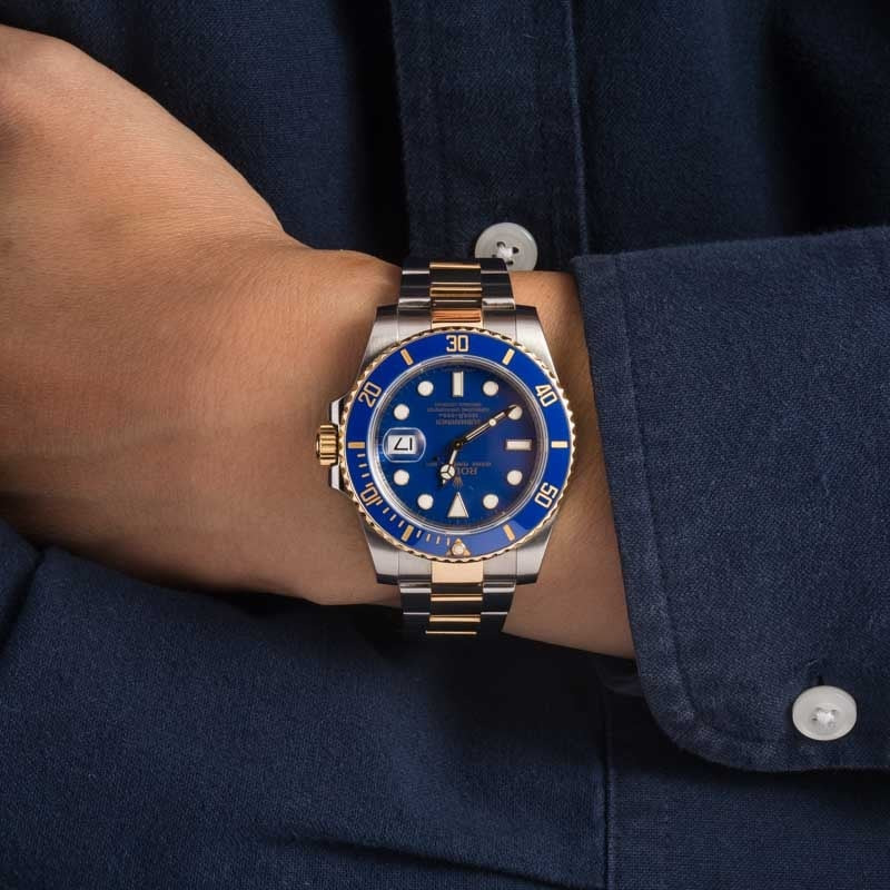 Rolex Submariner Ref 116613 Blue Dial - 5