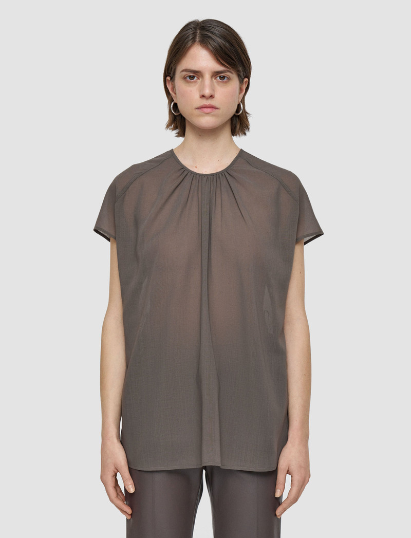 JOSEPH Broca Wool Voile Blouse outlook