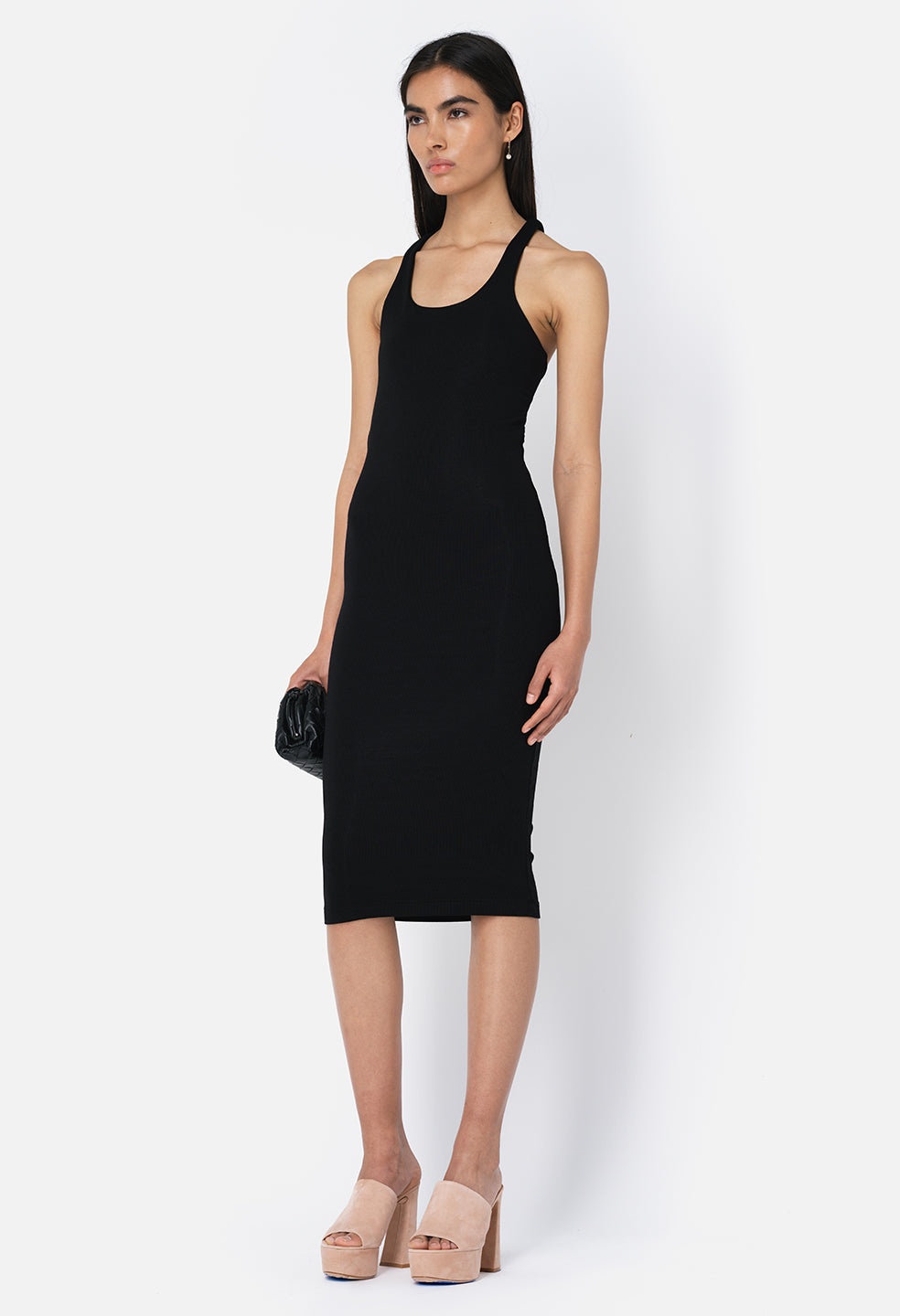 GEMINI RIB BANDEAU DRESS - 3