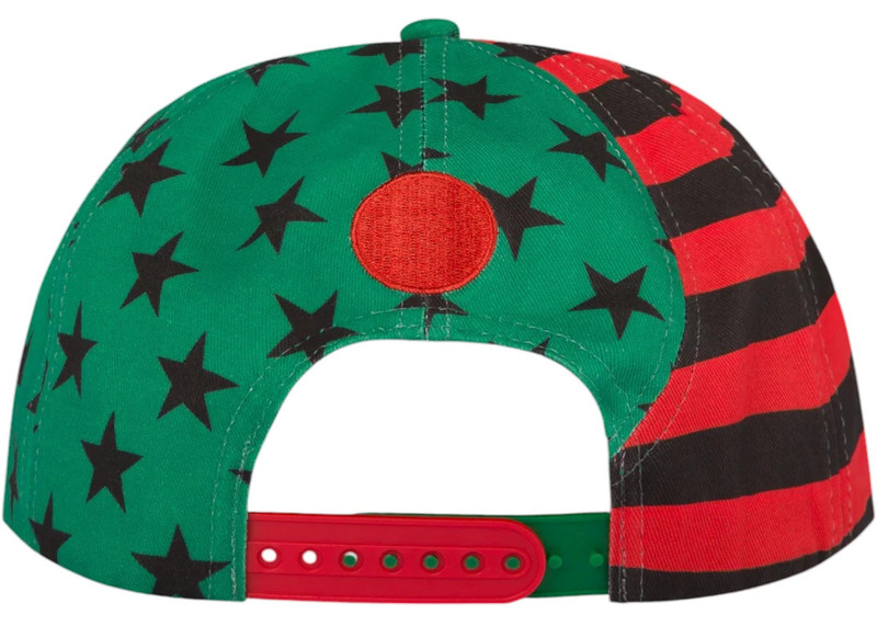 DENIM TEARS Denim Tears Pan African American Flag Yin Yang Hat Multicolor outlook