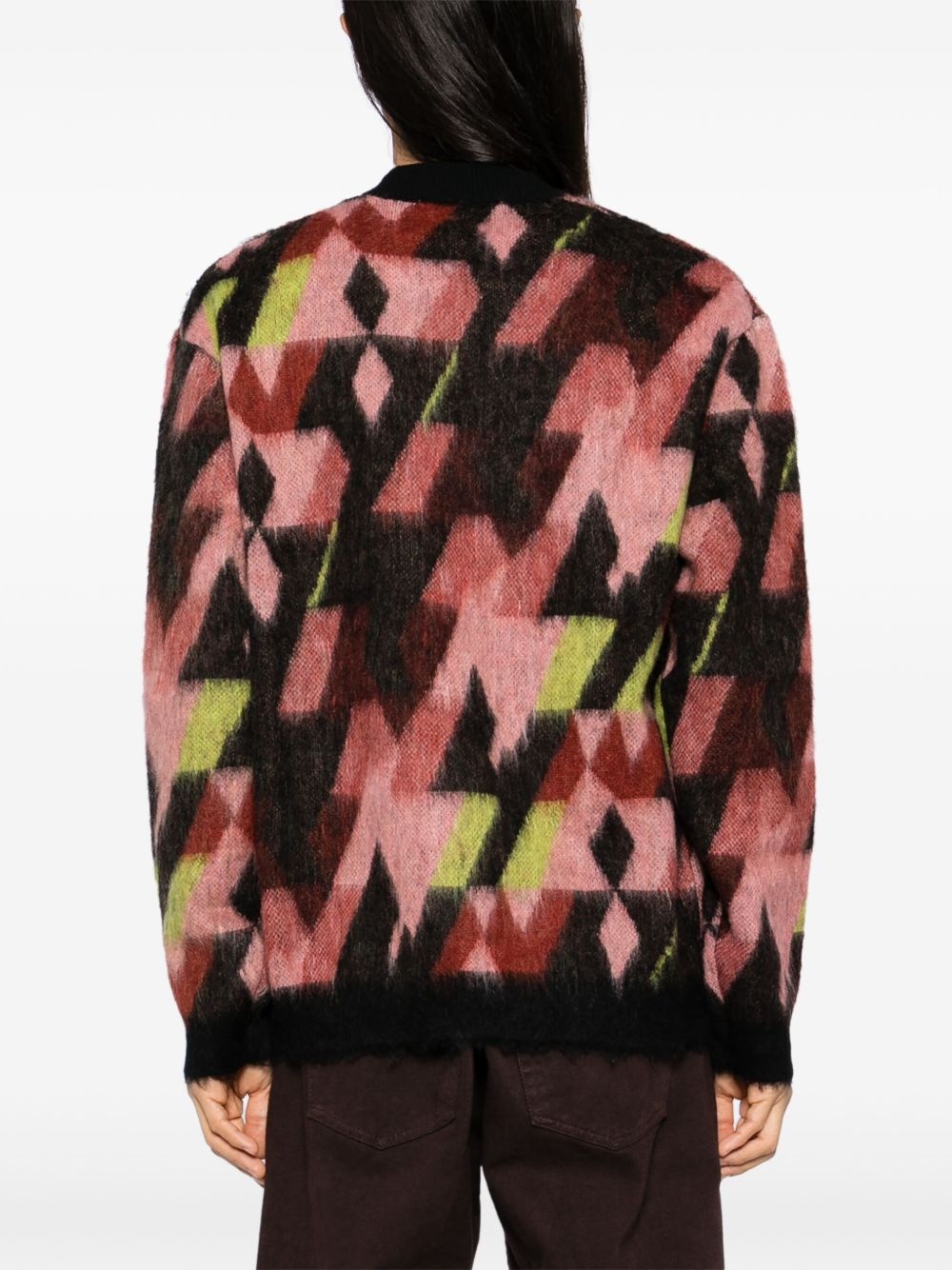 graphic cardigan - 4