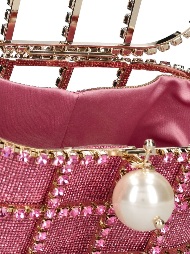 Holli Bling top handle bag w/crystals - 6