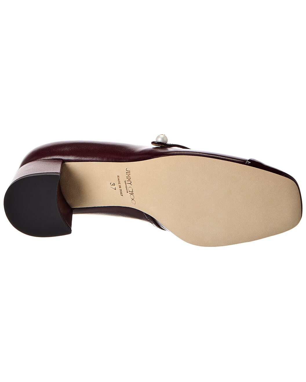 Jimmy Choo Elisa 45 Leather & Patent Pump - 4