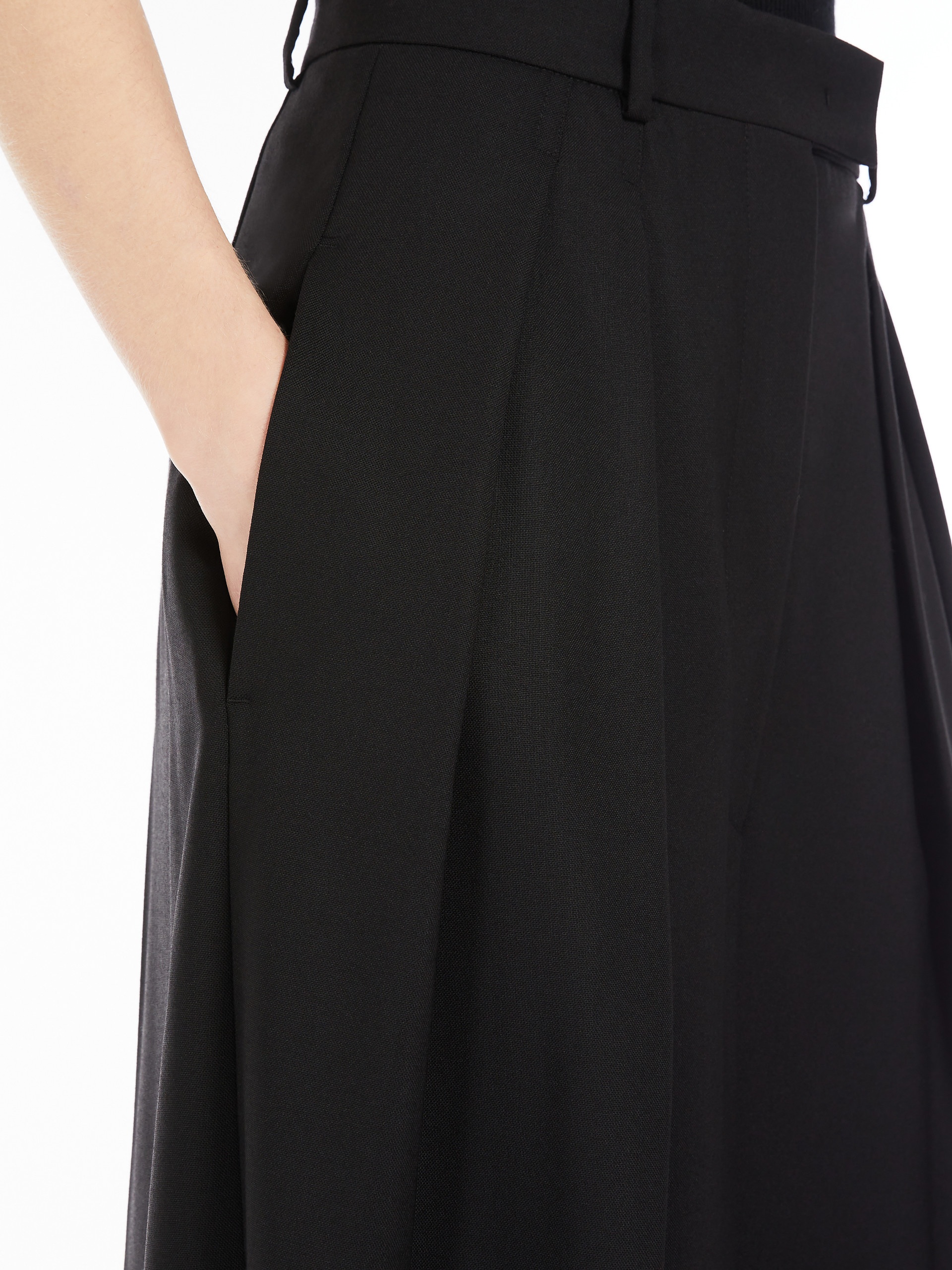 FAVETTA Wool wide-leg trousers - 5