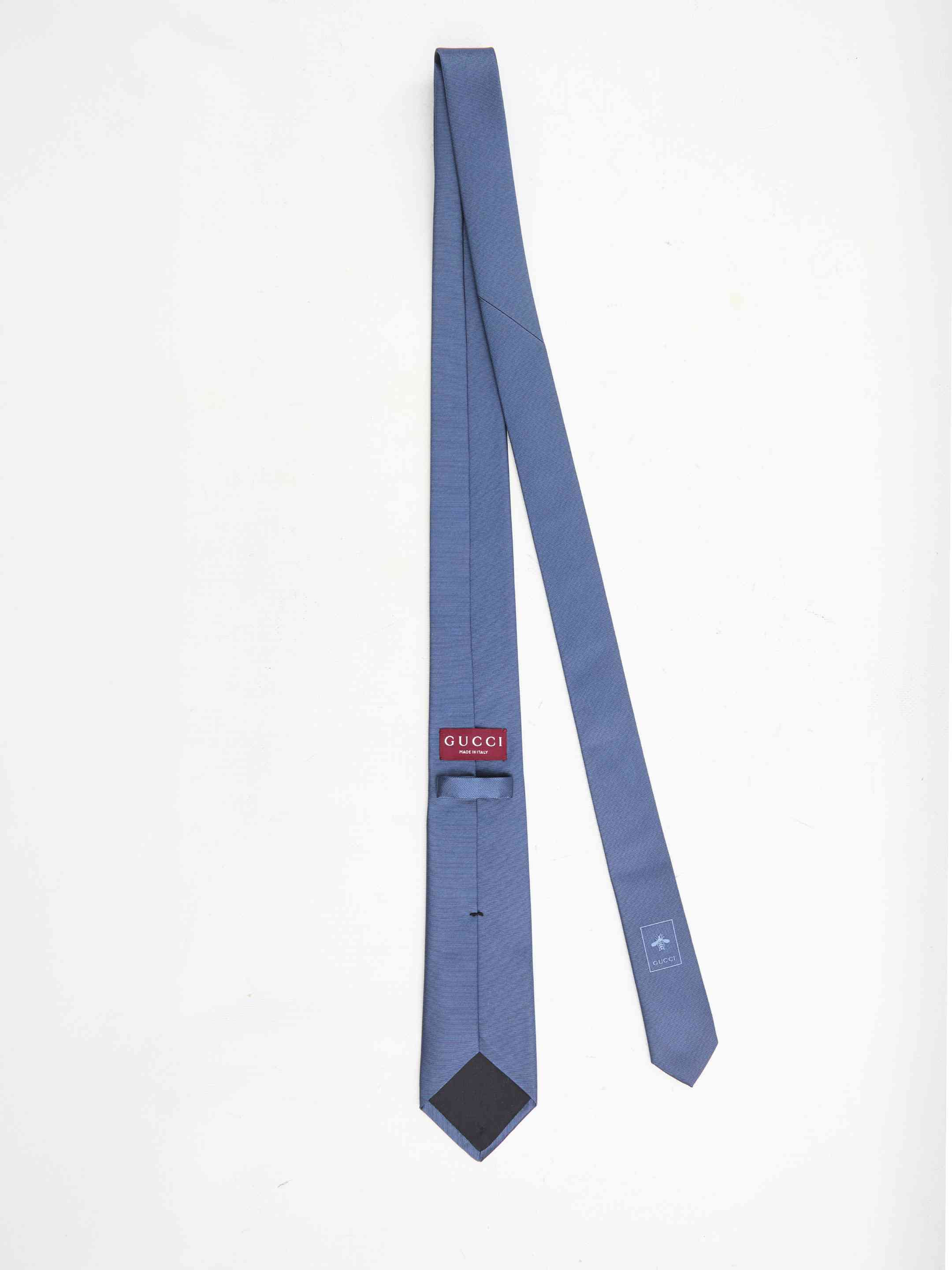 Gucci Men Tie With Gucci Crest - 2