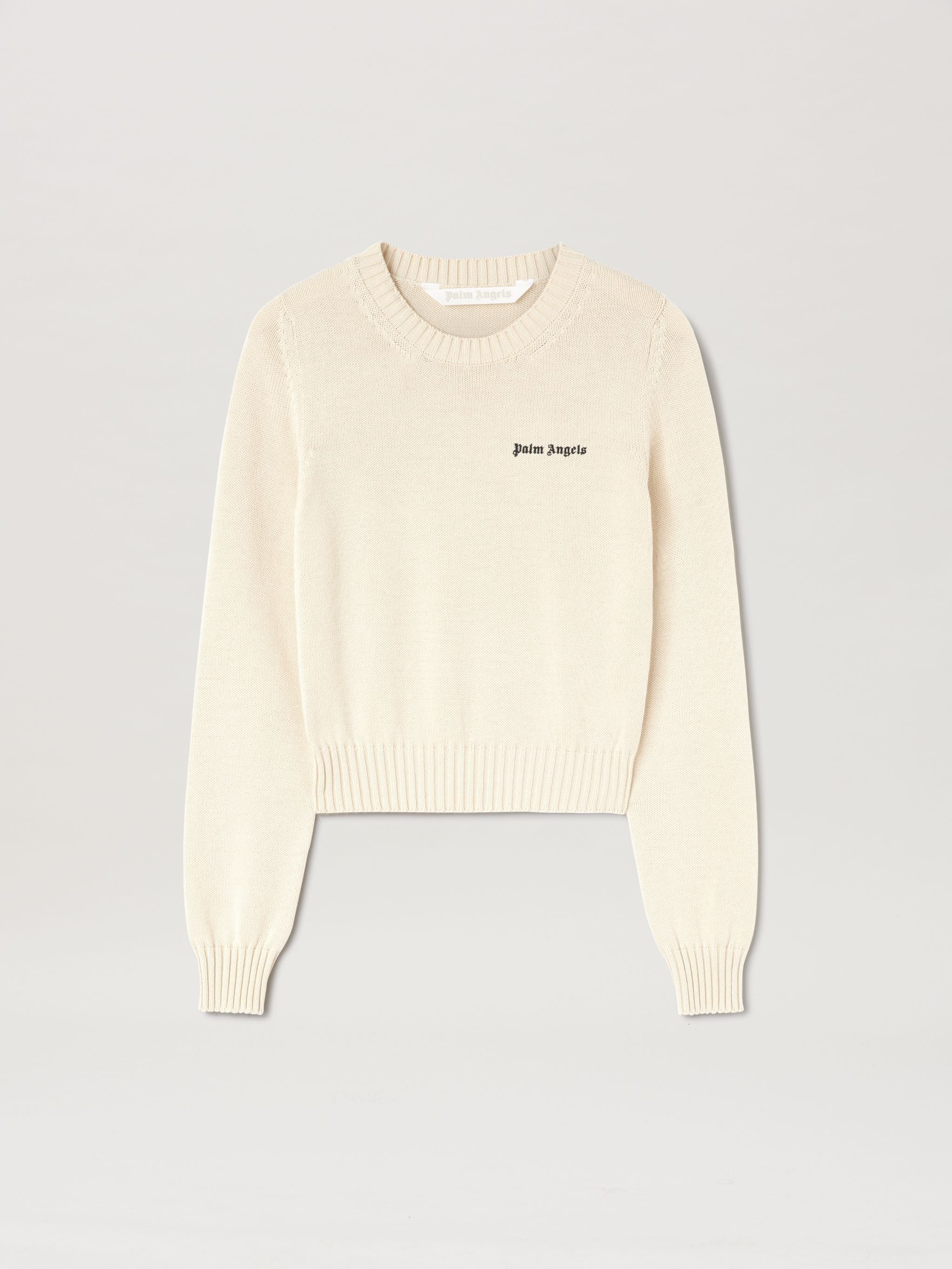 Logo Cotton Sweater - 1
