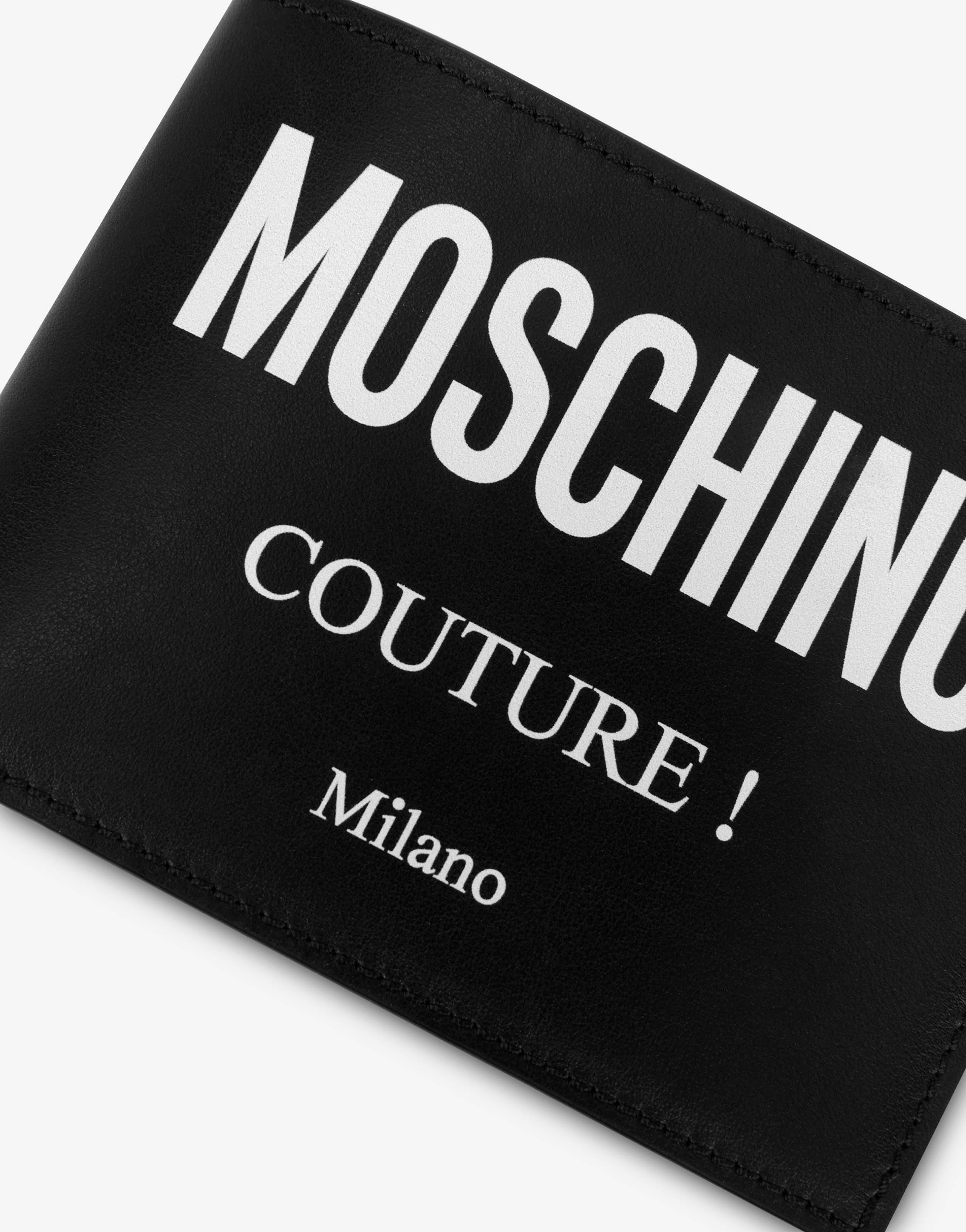 MOSCHINO COUTURE LEATHER WALLET - 4