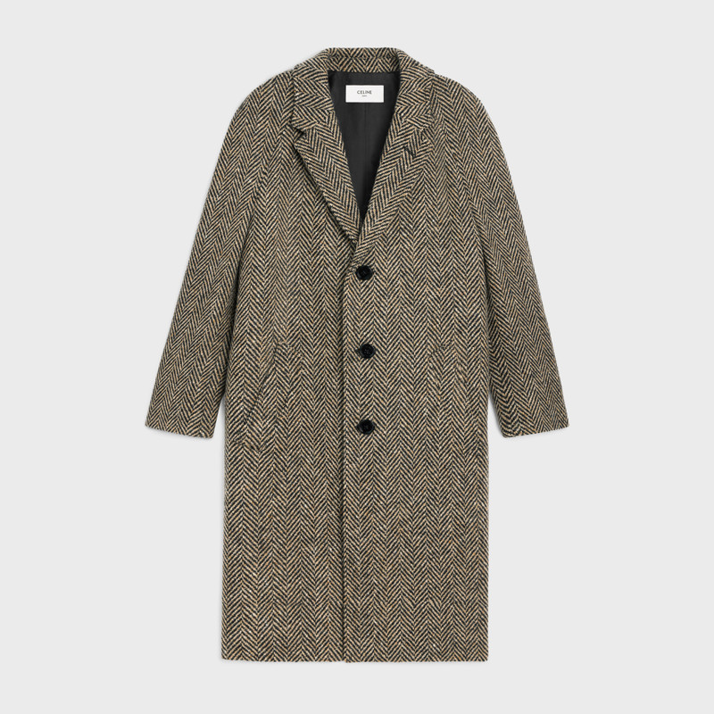 mac coat in herringbone tweed 1