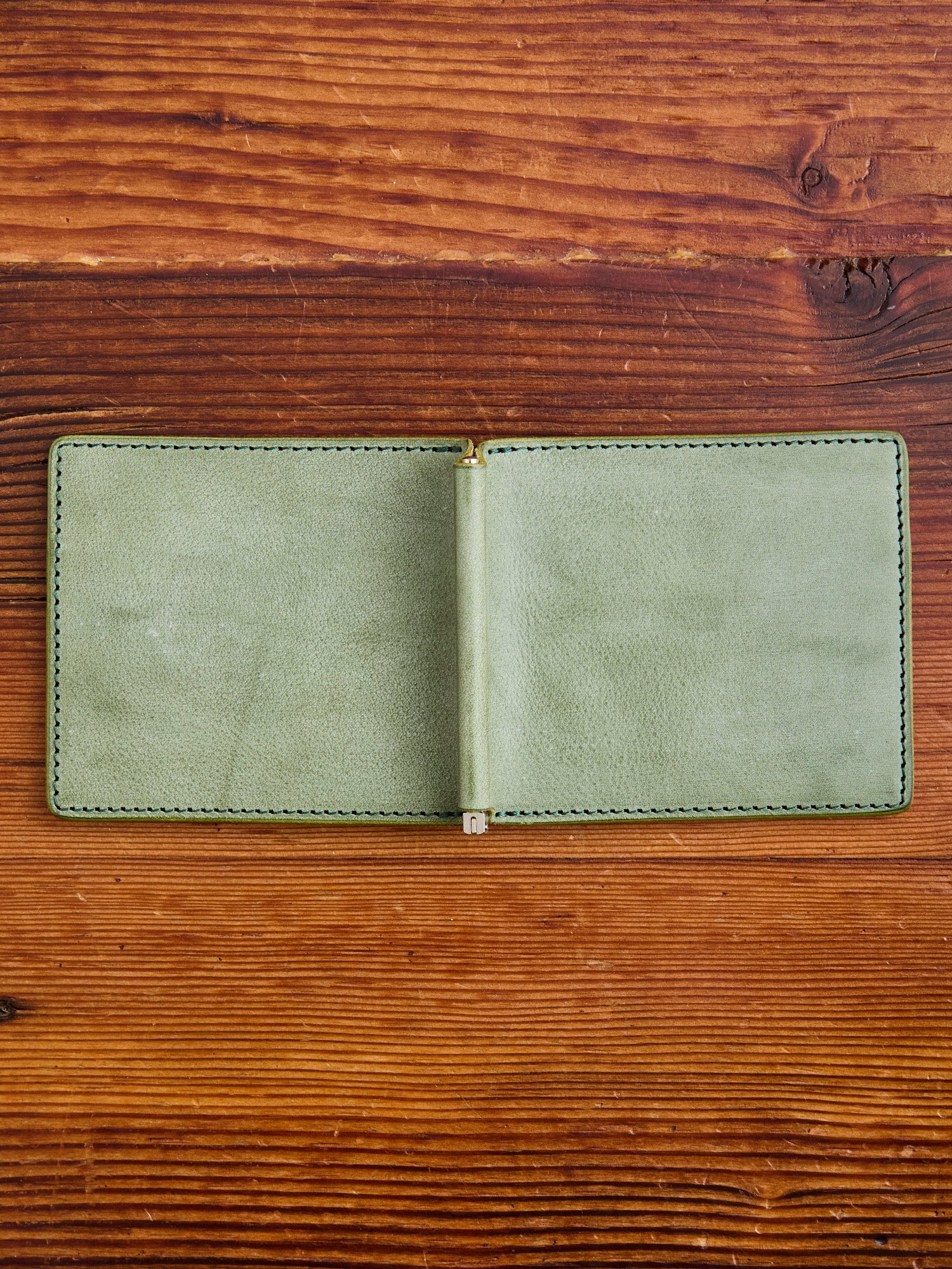 Money Clip Wallet in Green - 6