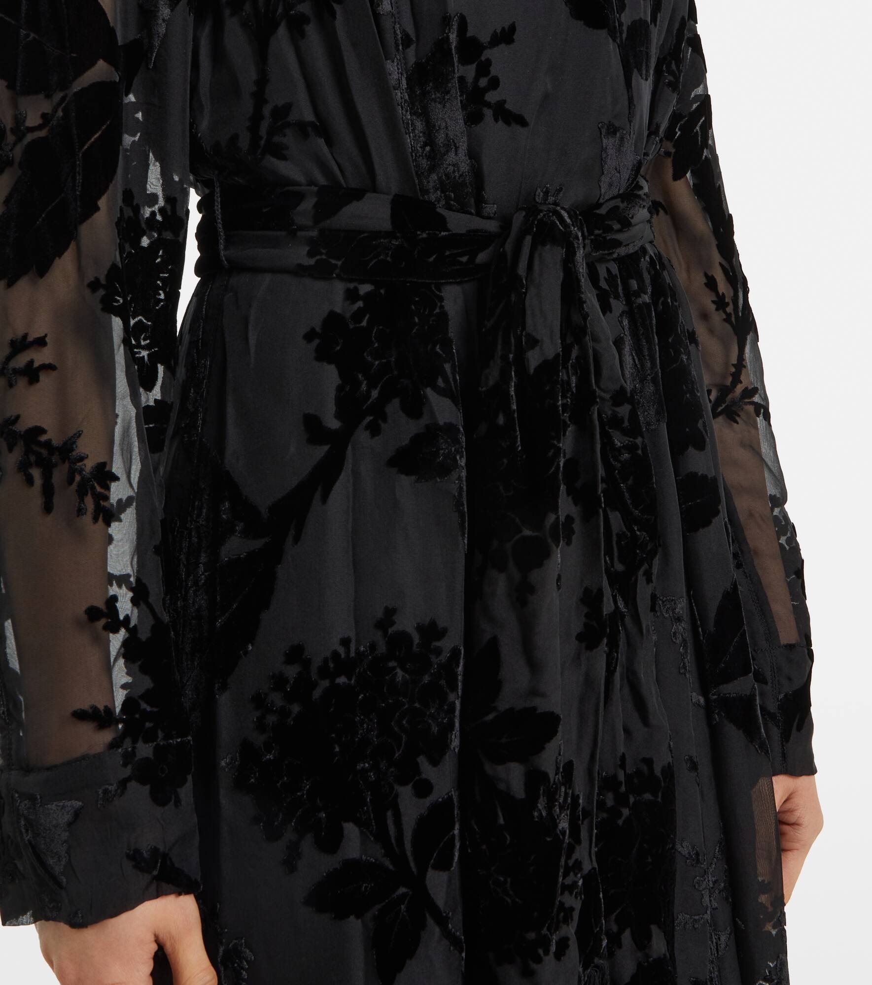 【Zimmermann】Burnout Sheath 花柄 ベルベット マキシ☆関税込 Zimmermann Burnout Sheath floral velvet maxi dress
