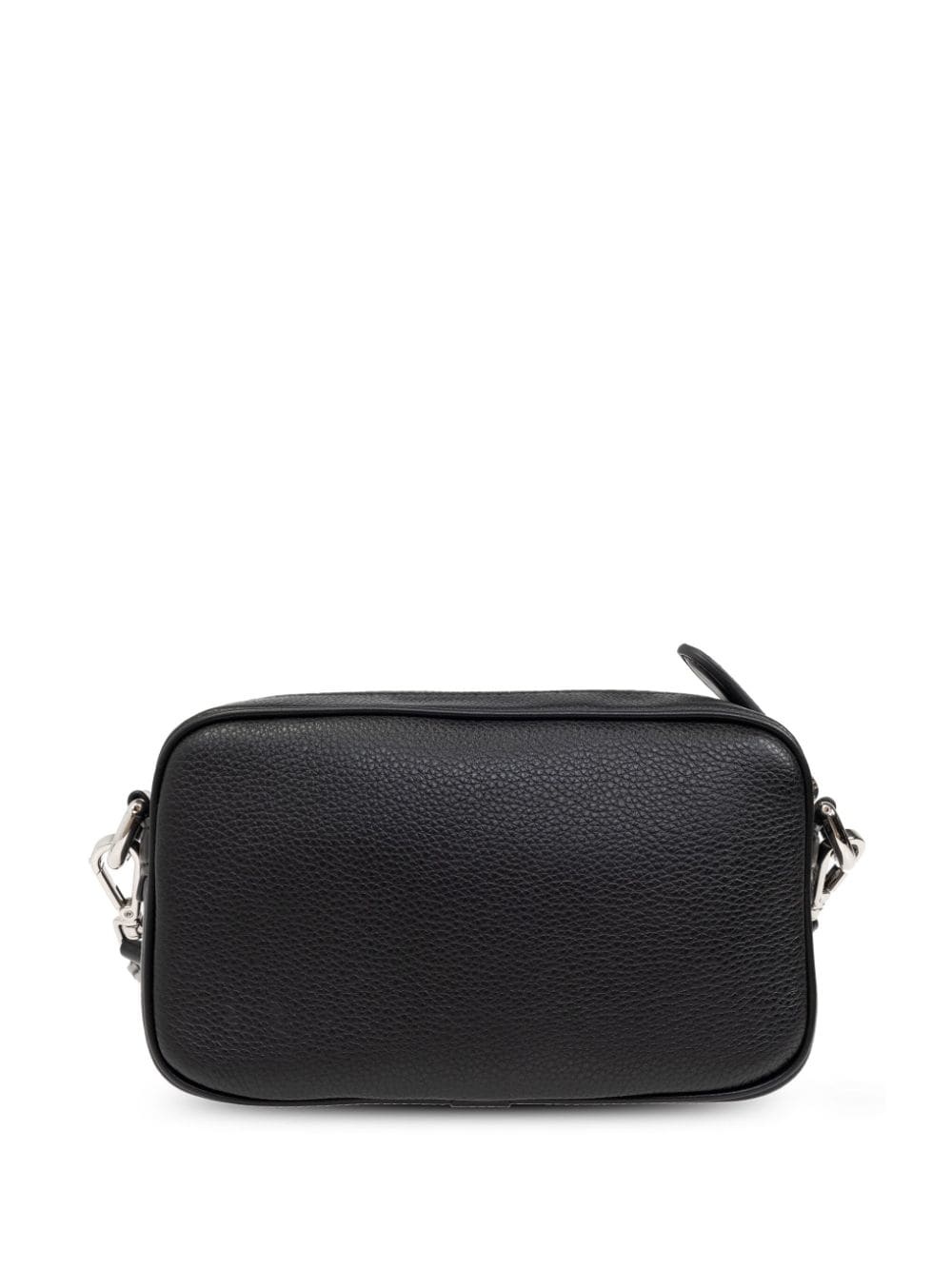 logo-print leather crossbody bag - 3