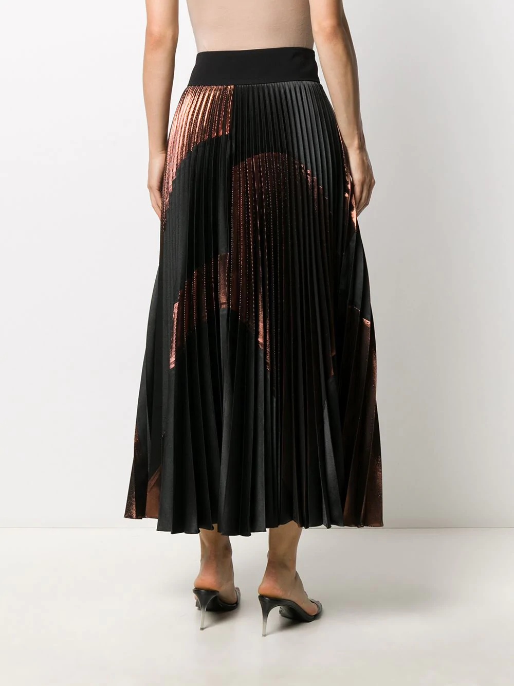 high-waisted pleated skirt - 4