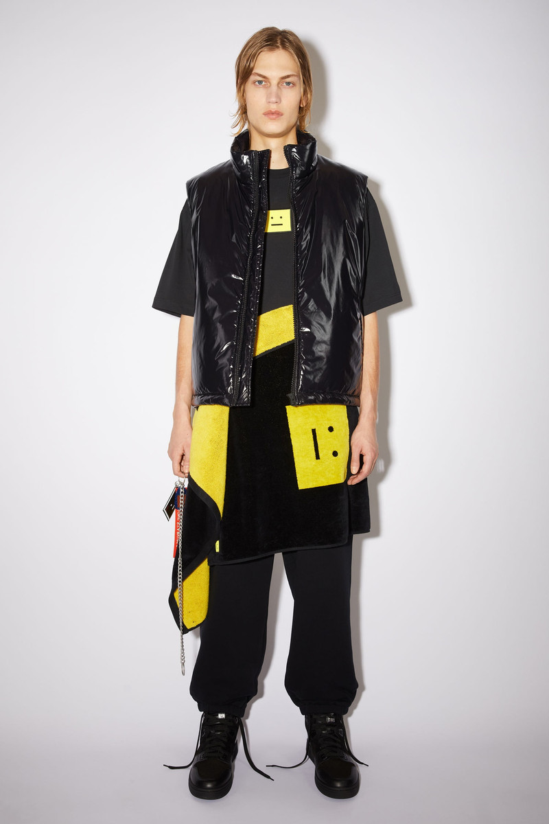 Acne Studios Nylon puffer vest - Black outlook