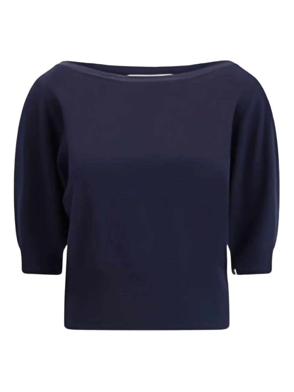 Nº422 Marianne puff-sleeve boat-neck sweater - 1