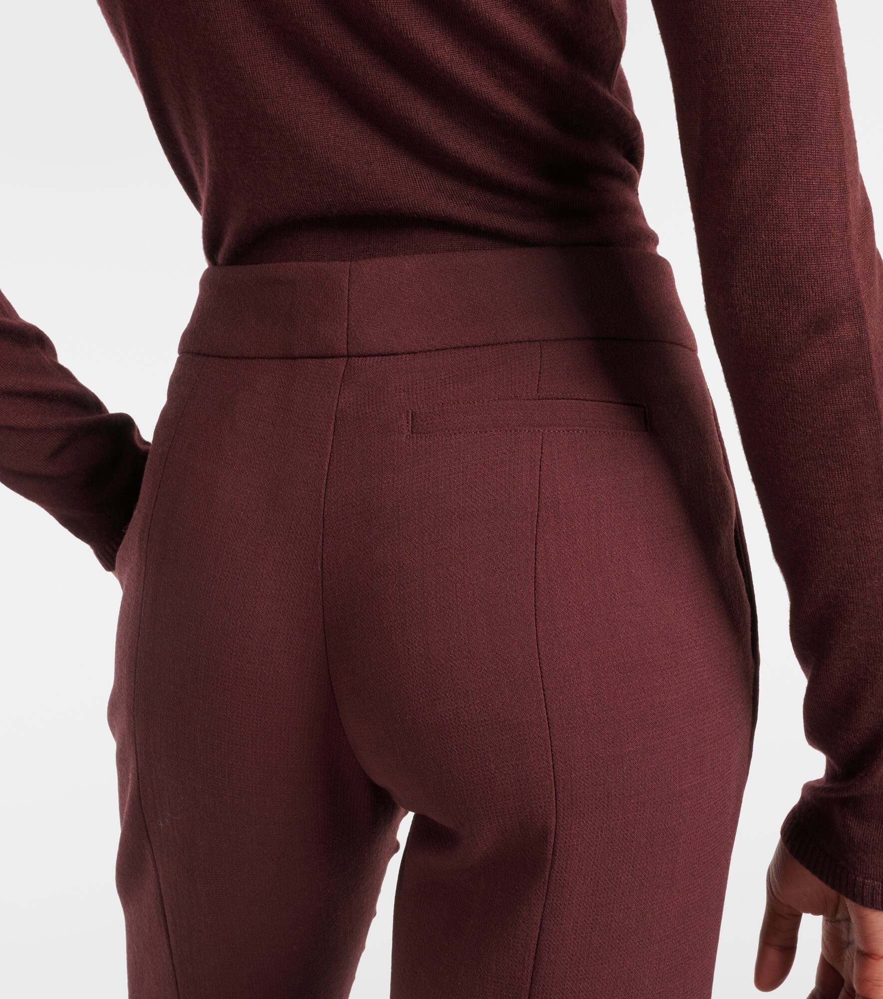 Virgin wool flared pants - 6