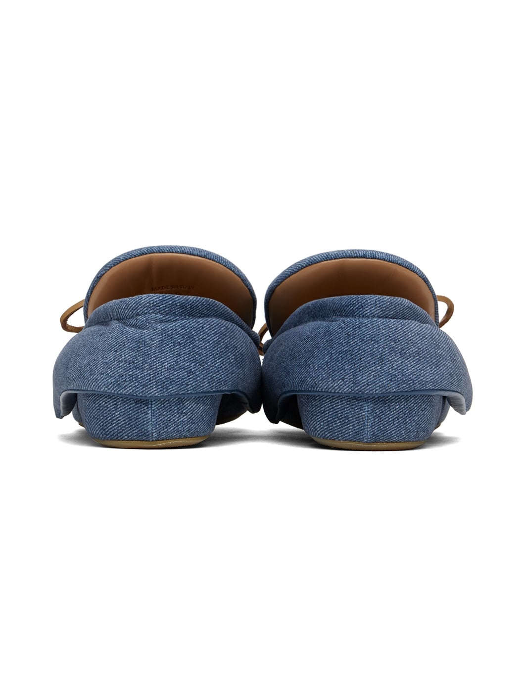 Blue Printed Loafers - 2