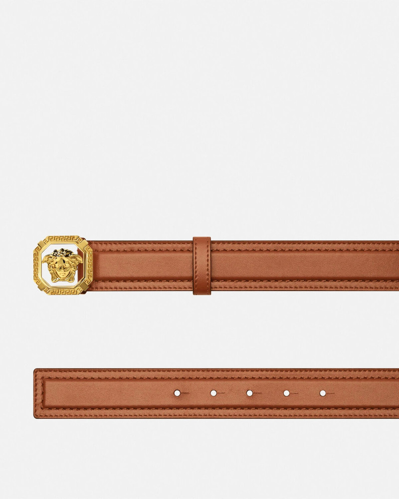 VERSACE La Medusa Leather Belt 3,5 cm outlook