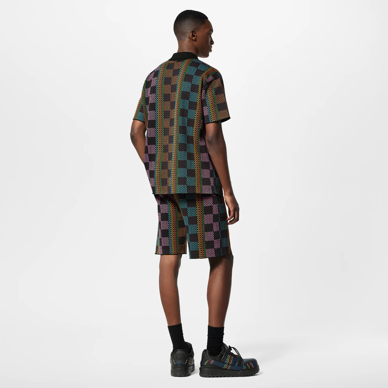 Damier Cotton Knit Shorts 3