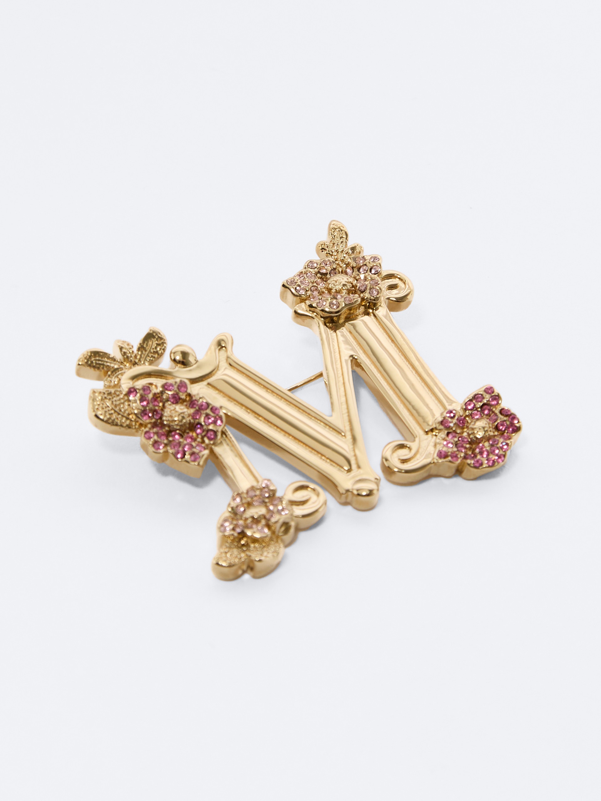CNYPIN Metal and rhinestone brooch set - 3