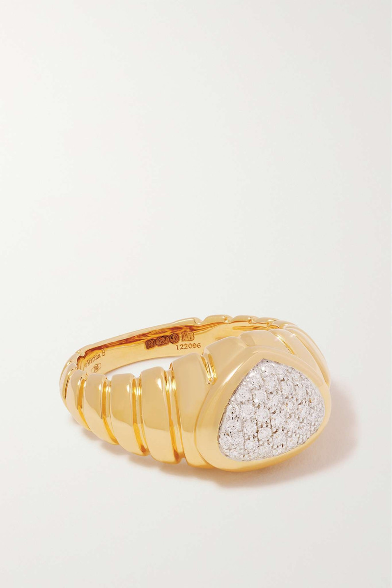 Timo 18-karat gold diamond ring - 1