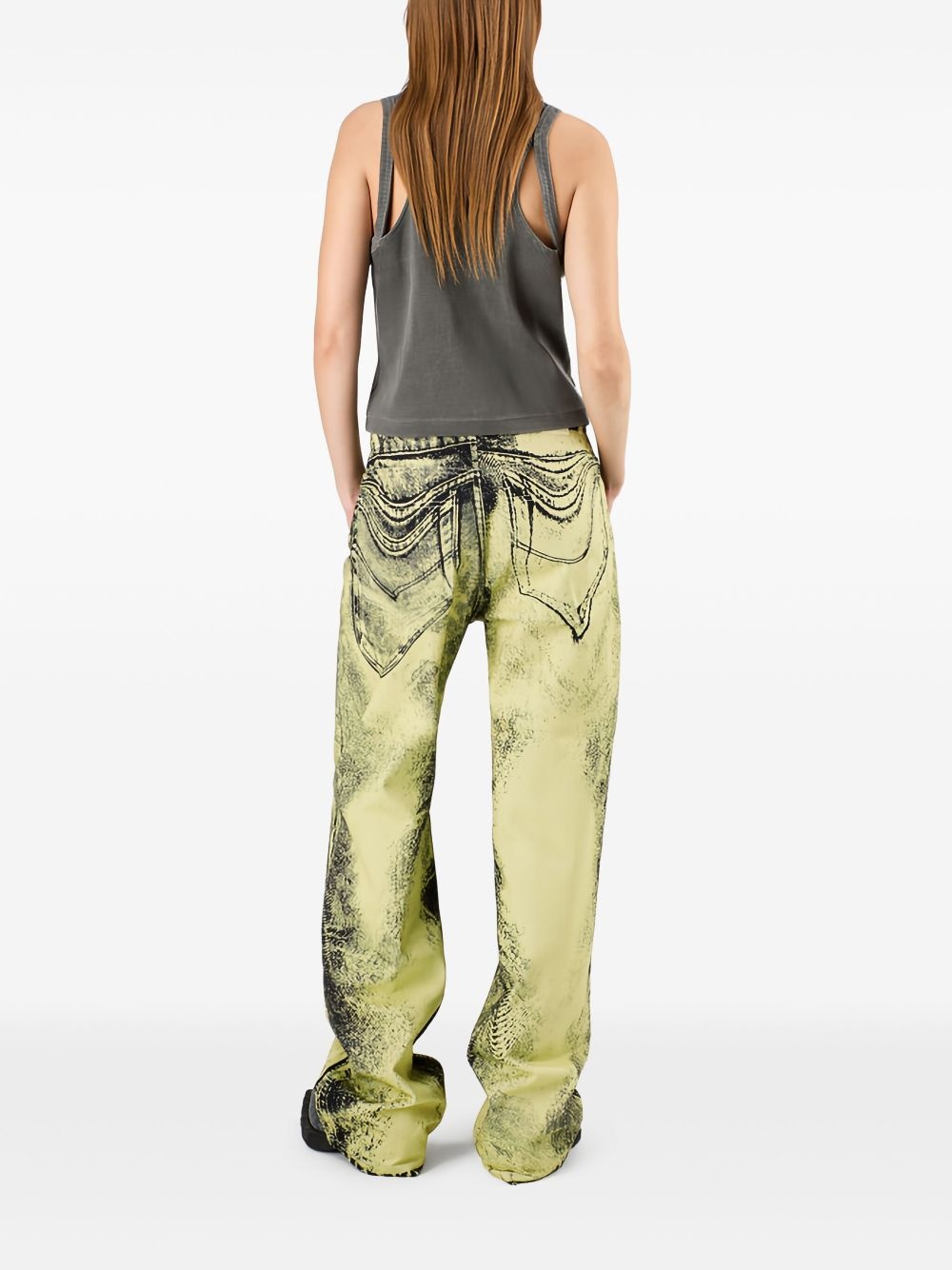 wide-leg jeans - 7