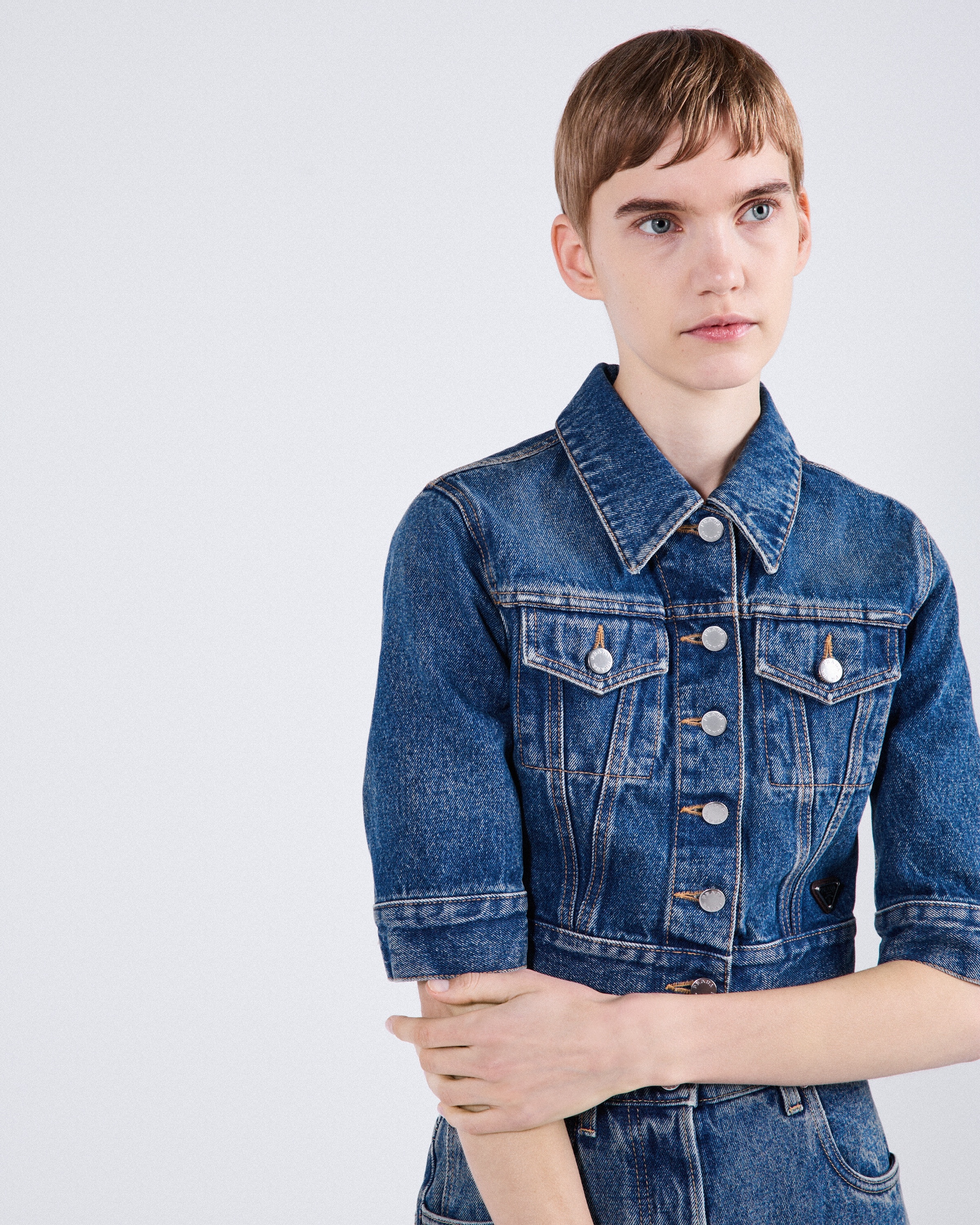 Denim blouson - 3
