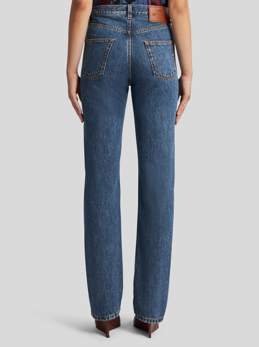 REGULAR-FIT JEANS WITH SIDE BAND - 5