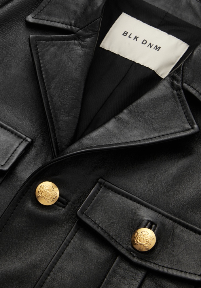 LEATHER JACKET 175 BLACK - 5