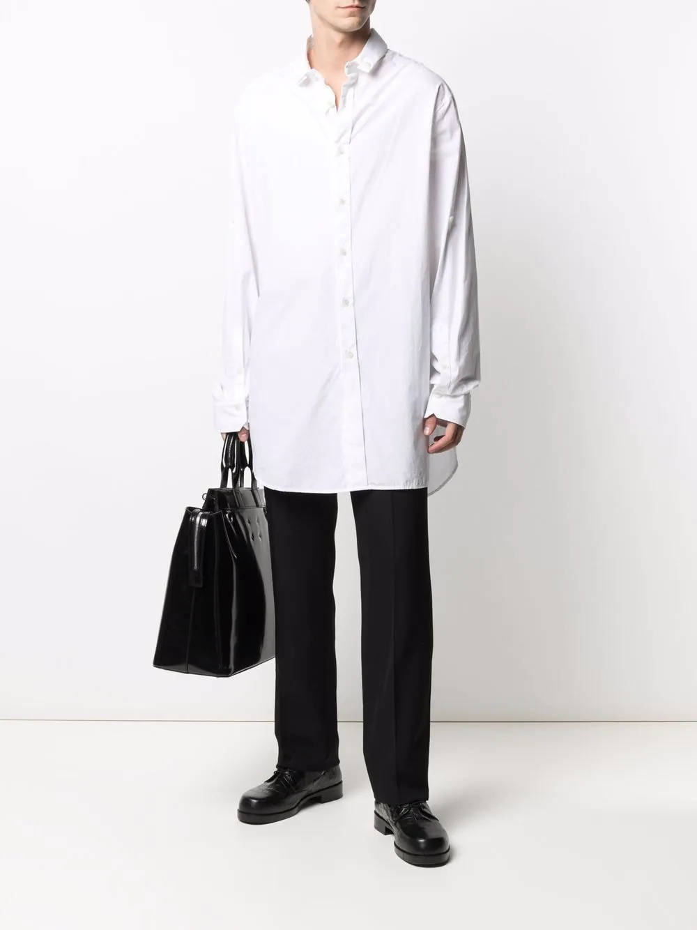 oversize cotton shirt - 2