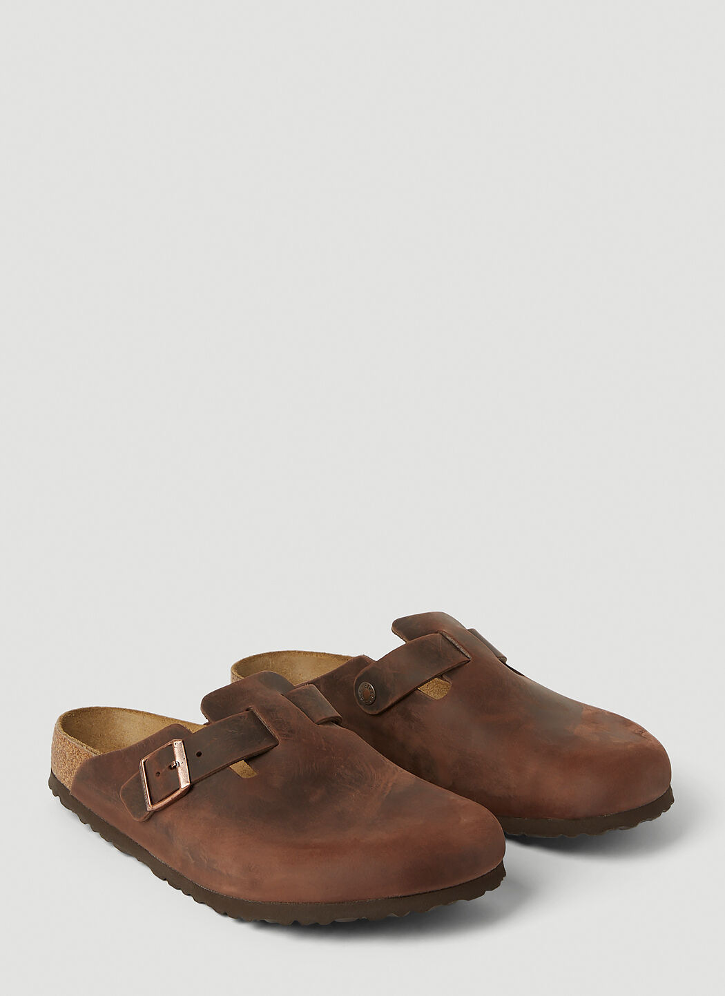 Boston Oiled Leather Mules - 2