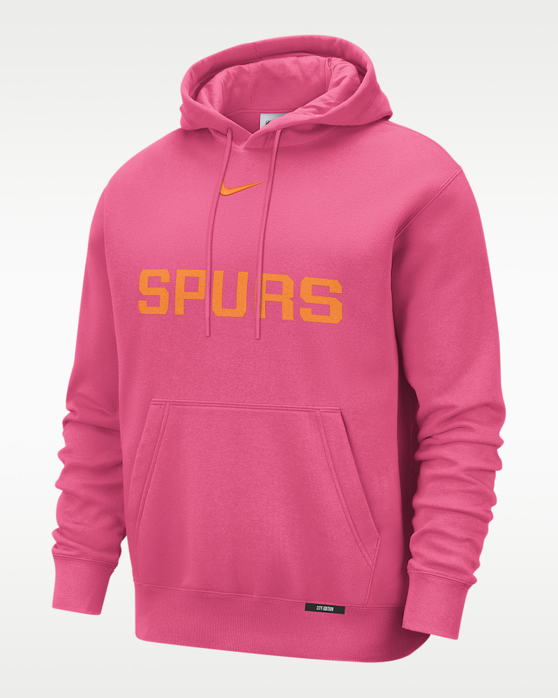 San Antonio Spurs City Edition Men's Nike Club Hoodie 1
